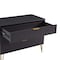 Manhattan Comfort 2-Piece DUMBO Standard 3-Drawer Dresser and DUMBO 2.0 Nightstand in Black 2-DB02-BK - alternate 8